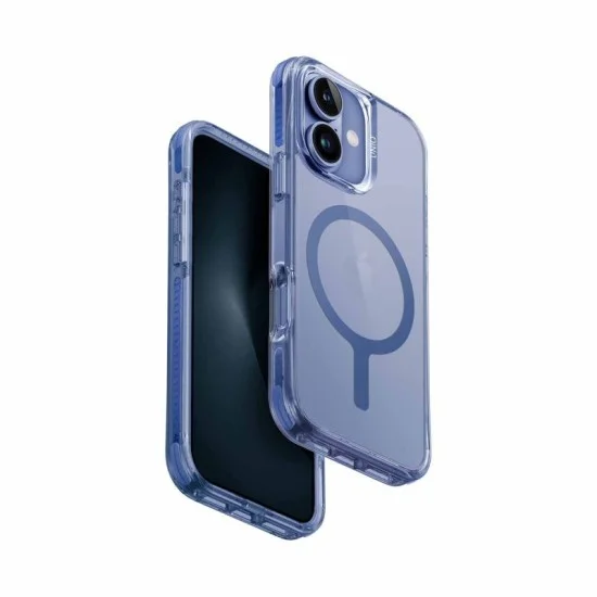 Cover Iphone 16 Hybrid Magclick Charging Combat Uniq - Blue